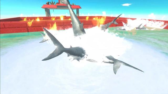 Giant Catapult Who Can Survive?► Animal Revolt Battle Simulator смотреть онлайн