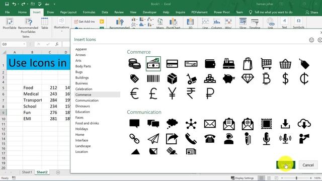 Use Icons in Graphs in Excel 2019 смотреть онлайн