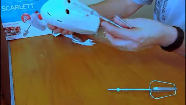 Распаковка и осмотр миксер Scarlett SC HM40S13 смотреть онлайн