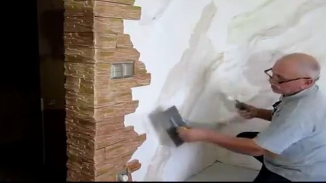 Имитация мрамора из обычной шпатлевки/ Imitation Marble From The Usual Fillers