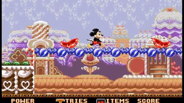 Castle of Illusion Starring Mickey Mouse - Pacifist, No Death (Sega Genesis, By Sting) смотреть онлайн