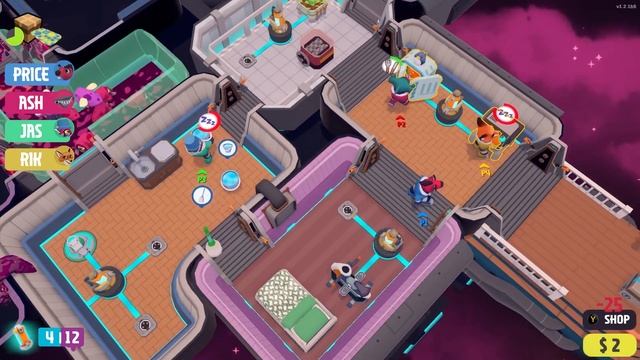Out of Space - DIRTY WATER!!! (4 Player Gameplay) смотреть онлайн