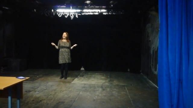 Экзамен по вокалу. Третий курс. Передавала образ из Старых песен о главном.