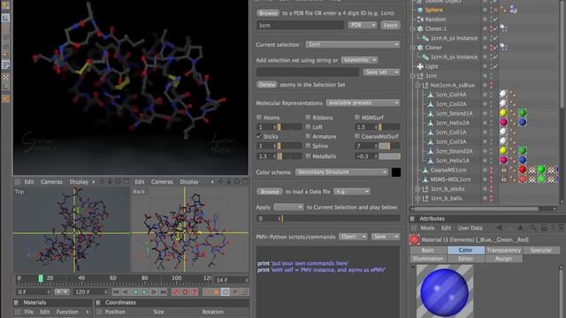 ePMV Tutorial 1: Installing Cinema 4D. molecular modeling in professional animation software смотреть онлайн
