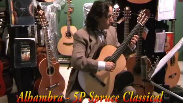 Guitarsonline.com.au  - Alhambra 5P Spruce Classical Guitar