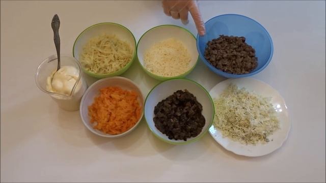 Салаты с Миндалью