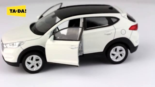 Машина металева Welly 43718 CW Hyundai Tucson смотреть онлайн