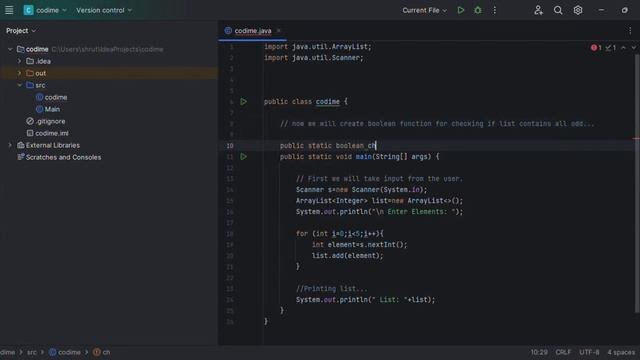Java Programming Interview Question | #6check if list of integers contains only odd numbers in Java смотреть онлайн