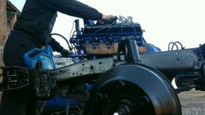 ремонт газ 3307 часть 4(капиталка) сборка, покраска!