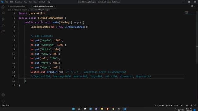 LinkedHashMap in Java | Java Collections | Collection Framework | Java Tutorial For Beginners смотреть онлайн