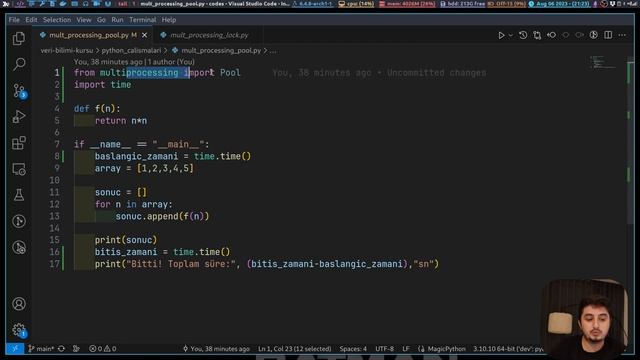 Python Eğitim Serisi | 31_Python da Multiprocessing - Pool смотреть онлайн