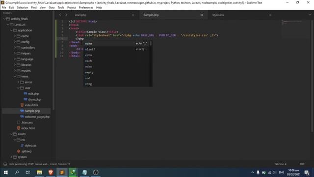 LavaLust Lecture 9 - Load Resources from Public Directory and Routing смотреть онлайн
