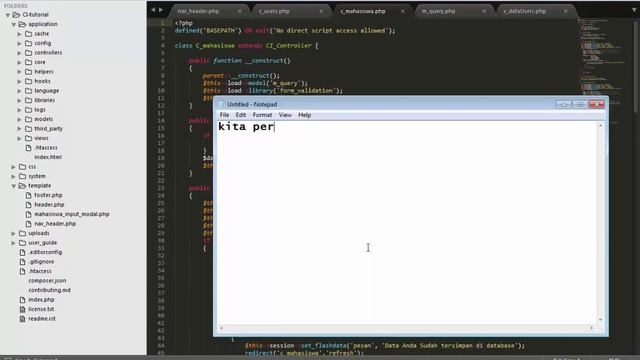 Tutorial Codeigniter Part 7 Menampilkan Nama dan Foto User Yang sedang login смотреть онлайн