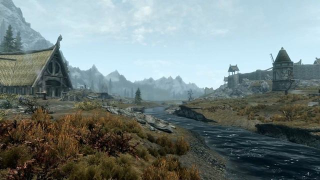 🎧 Skyrim Nature - Whiterun River - Night/Day cycle - 3 Hours #relaxing смотреть онлайн