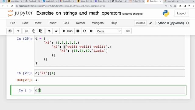 Python Tutorial for Beginners -21- Exercise on indexing (solution) смотреть онлайн