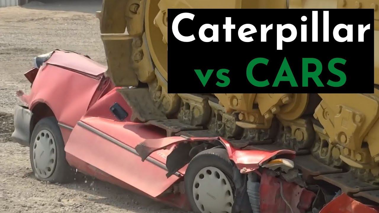 [Caterpillar] vs CARS. Best video смотреть онлайн