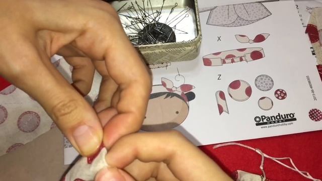 Ободок и штаны для Tilda Sweetheart Doll #1 смотреть онлайн