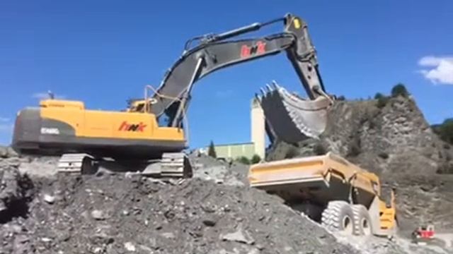 Volvo Land. EC 460. Löffel Von HS 3,8 M3 SAE. Fahrer Nico 2010. Aufname Juli 2020