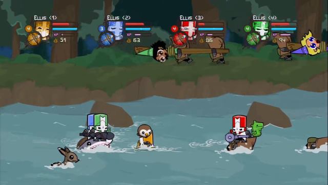 Castle Crashers Phamily Playthrough EP01 смотреть онлайн