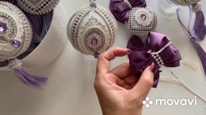 МК Елочные игрушки своими руками. Коллекция,, НЕЖНОСТЬ ,, ???.   DYI Christmas balls ???.