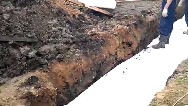 Монтаж септика ТАНК. смотреть онлайн