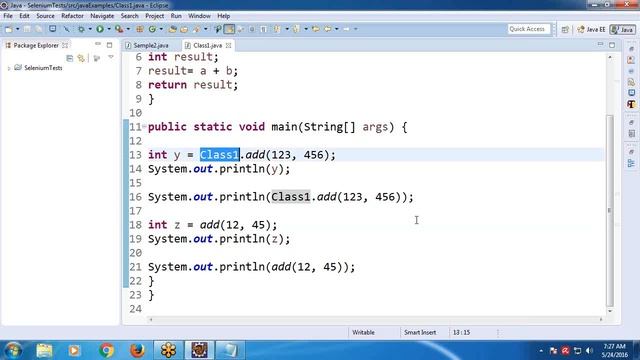 Java for Selenium Part 8: User Defined Methods in Java смотреть онлайн