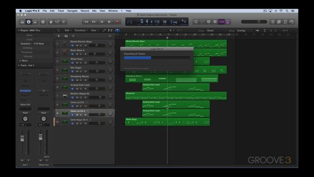 Exporting Multi Tracks in Logic Pro X смотреть онлайн