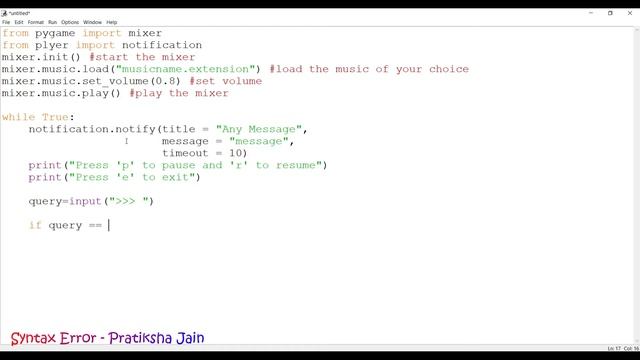 How To Make A Simple Music Player In Python Using pygame, plyer, mixer | Python Mini Project 2020 смотреть онлайн