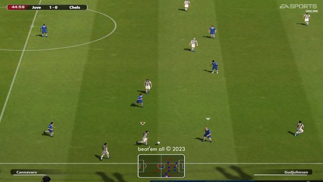 Playing FIFA 2005 Online in 2023 - Juventus VS Chelsea смотреть онлайн