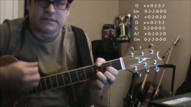 How to play "Happy Xmas (War is Over)" by John Lennon on acoustic guitar (Simplified) смотреть онлайн