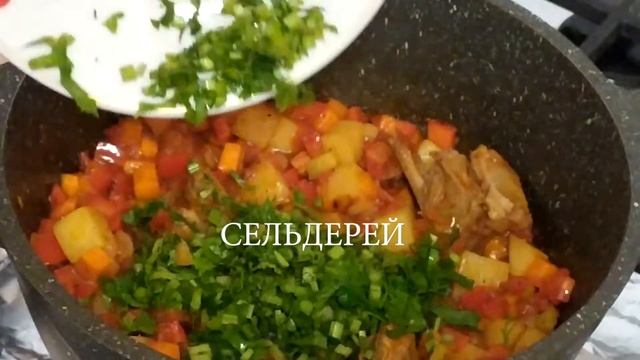 Изумительный узбекский суп с клецками - Мампар