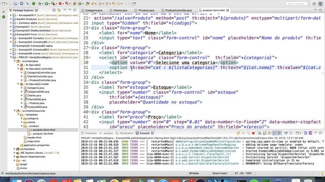 Spring Boot - Venda Dona Regina (3) - Validações смотреть онлайн