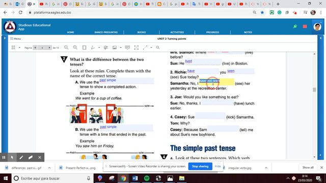 PRACTICE 2: Unit 2 Past Simple Tense and Present Perfect Tense Monday, March 23 смотреть онлайн