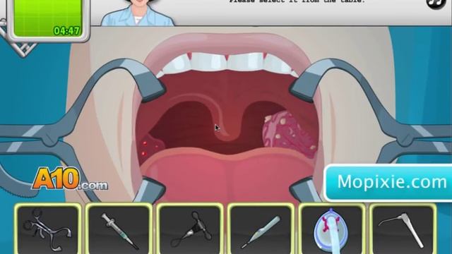 OPERATE NOW : TONSIL SURGERY | Play Tonsil Surgery Games Online смотреть онлайн