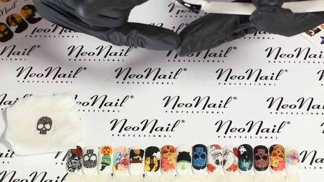 Мастер-класс: дизайн ногтей слайдерами NeoNail на Хеллоуин смотреть онлайн