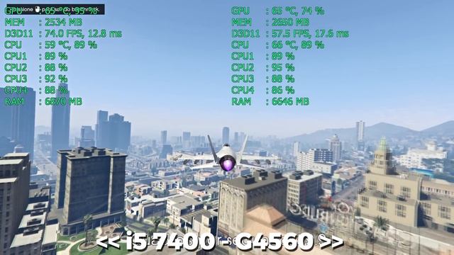 De G4560 para o i5 7400, vale o upgrade? - Teste em 5 games! смотреть онлайн