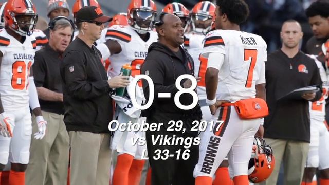 Cleveland Browns go 0-16, here's how they got there смотреть онлайн