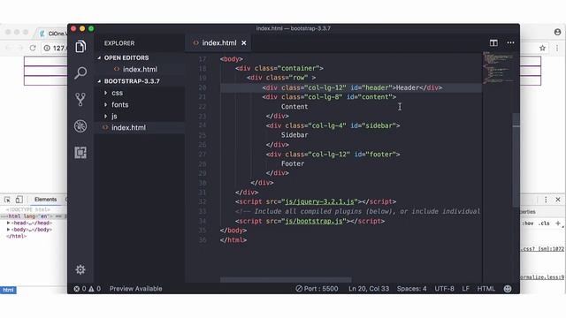 Bootstrap CSS - Bài 7: Ứng dụng Bootstrap Column xây dựng bố cục cơ bản смотреть онлайн