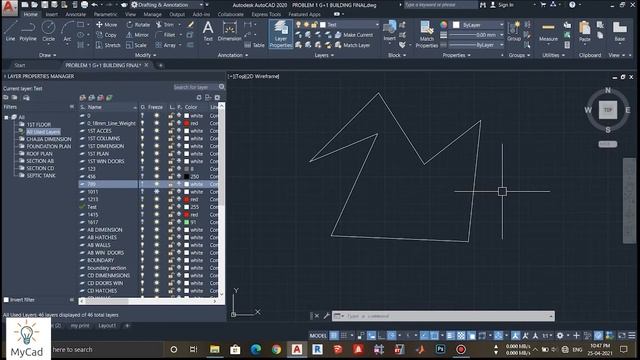 AutoCAD 2020: Tutorial-12: All about Layers in AutoCAD | Layer, Layer State, Group Filter | MyCad | смотреть онлайн