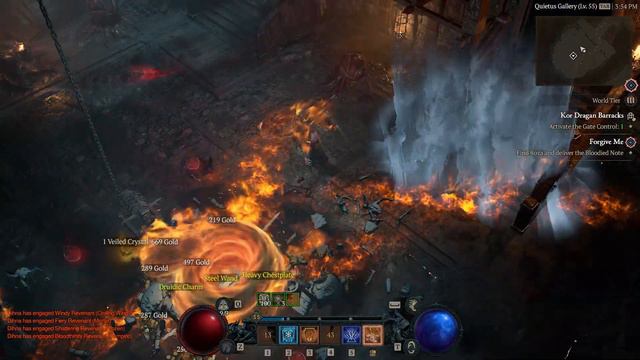 Diablo 4 - Firewall Sorcerer elite clearing is a joy смотреть онлайн