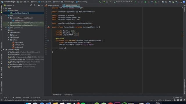 How to Integrate Facebook Login In Your Android App using Android Studio смотреть онлайн