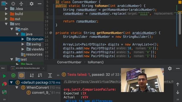 Демонстрация TDD на Java смотреть онлайн