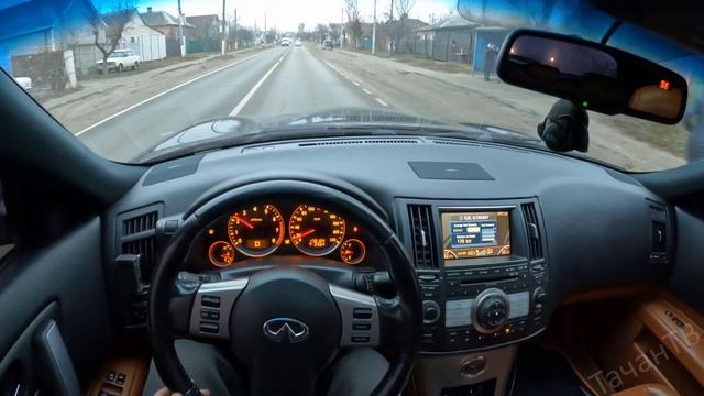 Самый Тяжелый руль На Финике Fx35, боится колеи Выбрасывает на Встречку, жесткий Infiniti Fx35 смотреть онлайн