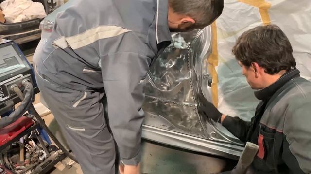 как делать кузовной ремонт без стапеля !! по старинке !! смотреть онлайн