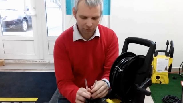 сборка и запуск Karcher K 4 premium смотреть онлайн
