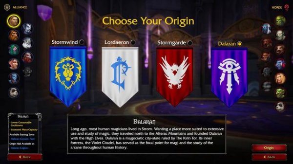 Origins - Expanding WoW - A World of Warcraft Concept