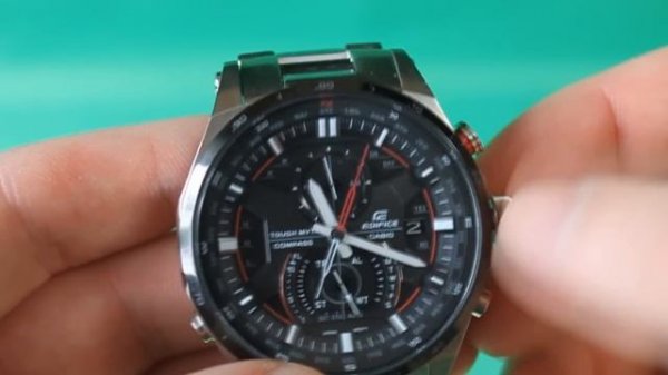 EDIFICE EQW-A1200DB-1A | Обзор и настройка (на русском) | Купить со скидкой