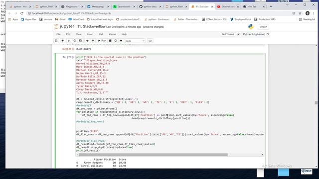 python - filtering dataframe rows using a dictionary and sortvalues and head смотреть онлайн