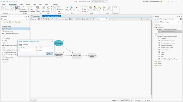 Make a geoprocessing model in ArcGIS Pro смотреть онлайн