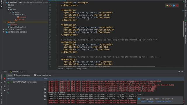 Spring Framework. Урок 15: Spring MVC. Первое приложение. смотреть онлайн